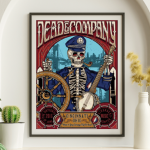 Dead and Company - Riverbend Music Center Cincinnati OH June 16 2016 – Live Concert Poster Wall Art Print - 131403