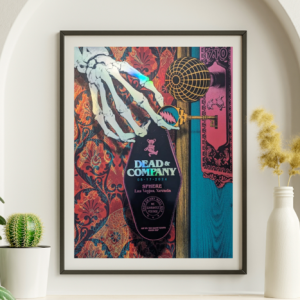 Dead and Company - Sphere Las Vegas NV FOIL May 17 2024 – Live Concert Poster Wall Art Print – 131411