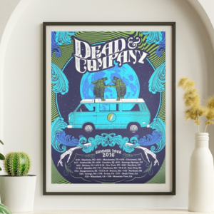 Dead and Company - Summer Tour 2016 – Live Concert Poster Wall Art Print – 131413