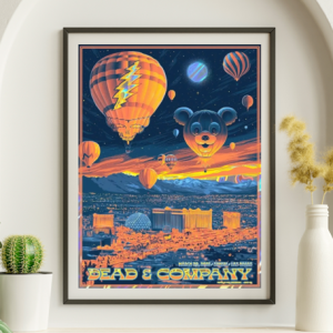 Dead and Company - Sphere Las Vegas NV March 29 2025 FOIL – Live Concert Poster Wall Art Print – 131414