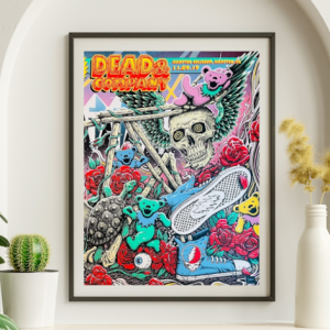 Dead and Company - Hampton Coliseum Hampton VA November 9 2019 – Live Concert Poster Wall Art Print – 131428