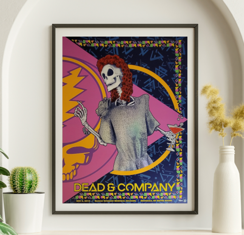 Dead and Company - Nassau Veterans Coliseum Uniondale NY November 6 2019 – Live Concert Poster Wall Art Print – 131436