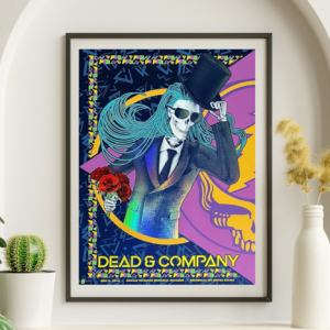 Dead and Company - Nassau Veterans Coliseum Uniondale NY FOIL November 5 2019 FOIL – Live Concert Poster Wall Art Print – 131439