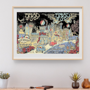 Dead and Company - MGM Grand Garden Arena NV FULLSHEET November 27 2015  – Live Concert Poster Wall Art Print - 131359