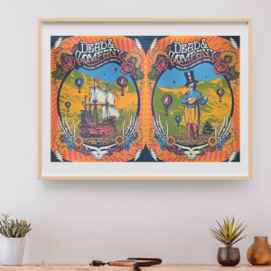 Dead and Company - Folsom Field Boulder CO July 13 2018 FULLSHEET – Live Concert Poster Wall Art Print 131362