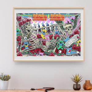 Dead and Company - Hampton Coliseum Hampton VA November 9 2019 FULLSHEET – Live Concert Poster Wall Art Print - 131429