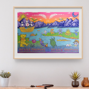 Dead and Company - Gorge Amphitheater George WA July 7 2023  – Live Concert Poster Wall Art Print - 131083