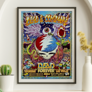 Dead and Company - Sphere Las Vegas NV May 16 2024 Run FOIL SPARKLE - Live Concert Poster Wall Art Print - 131161