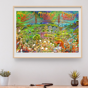 Dead and Company - Golden Gate Park SF CA August 1 2025 3-Day FOIL 2 – Live Concert Poster Wall Art Print - 131422