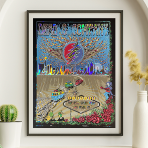 Dead and Company - Camden NJ August 27 2017 FOIL – Live Concert Poster Wall Art Print - 131104