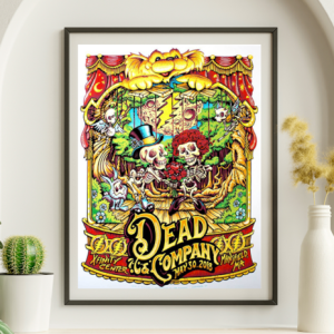 Dead and Company - Xfinity Center Mansfield MA May 30 2018 - Live Concert Poster Wall Art Print - 131162