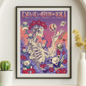 Dead and Company - Sphere Las Vegas NV May 15 2025 – Live Concert Poster Wall Art Print - 131122
