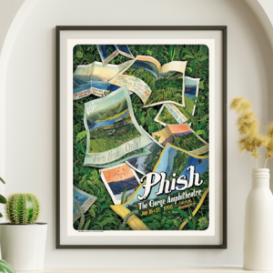 Phish - Gorge Amphitheater George WA July 16 1998 – Live Concert Poster Wall Art Print - 172072
