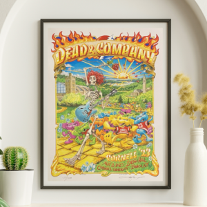 Dead and Company - Cornell University Ithaca NY May 8 2023 - Live Concert Poster Wall Art Print - 131163