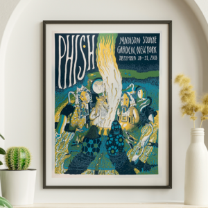 Phish - Madison Square Garden NY December 28 2018 – Live Concert Poster Wall Art Print - 172073