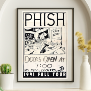 Phish - Fall Tour 1991 – Live Concert Poster Wall Art Print - 172136