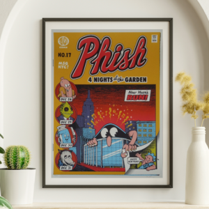 Phish - Madison Square Garden NY December 28 2017 - Live Concert Poster Wall Art Print - 172086