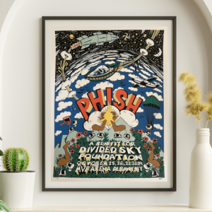 Phish - MVP Arena Albany NY October 25 2024 - Live Concert Poster Wall Art Print - 172089