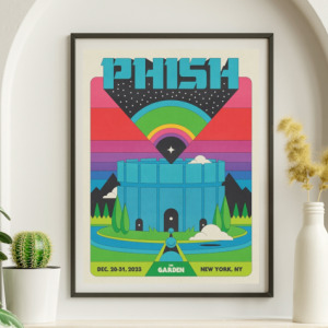 Phish - Madison Square Garden NY December 28 2019 - Live Concert Poster Wall Art Print - 172096