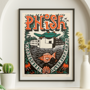 Phish - Mondegreen Dover DE August 15 2024 - Live Concert Poster Wall Art Print - 172095