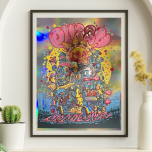 Phish - Mondegreen Woodlands Dover DE August 15 2024 FOIL 2 - Live Concert Poster Wall Art Print - 172103