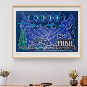 Phish - Dicks Sporting Goods Commerce City CO September 1 2022 – Live Concert Poster Wall Art Print - 172111