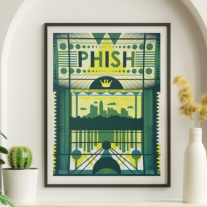Phish - Verizon Wireless Amphitheater Charlotte NC July 2 2010 - Live Concert Poster Wall Art Print - 172113