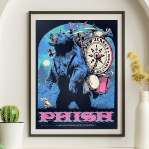 Phish - BB&T Pavilion Camden NJ August 7 2018 - Live Concert Poster Wall Art Print - 172118