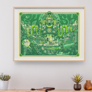 Phish - Dicks Sporting Goods Denver CO September 2 2016 - Live Concert Poster Wall Art Print - 172119