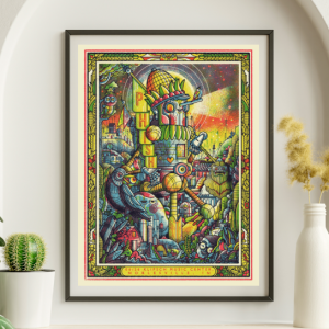 Phish - Klipsche Music Center Noblesville IN June 26 2016 - Live Concert Poster Wall Art Print - 172120