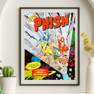 Phish - MGM Grand Garden Arena Las Vegas NV October 28 2021 - Live Concert Poster Wall Art Print - 172126