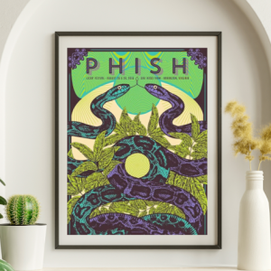 Phish - Lockn Festival Arrington VA August 26 2016 - Live Concert Poster Wall Art Print - 172127