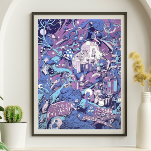 Phish - Mohegan Sun Arena Uncaseville CT July 10 2019 - Live Concert Poster Wall Art Print - 172128