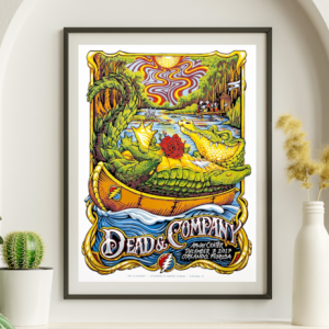 Dead and Company - Amway Center Orlando FL December 7 2017 - Live Concert Poster Wall Art Print - 131168