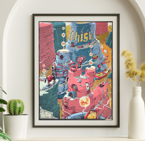 Phish - Rogers AR July 28 2021 - Live Concert Poster Wall Art Print - 172130
