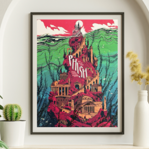 Phish - United Center Chicago IL October 13 2023 - Live Concert Poster Wall Art Print - 172133