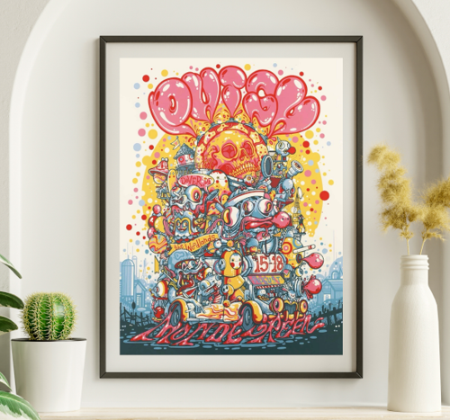 Phish - Mondegreen Dover DE August 15 2024 - Live Concert Poster Wall Art Print - 172134
