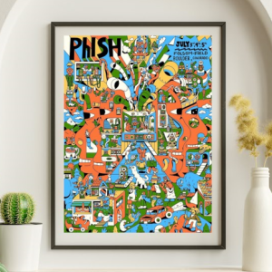 Phish - Folsom Field Boulder CO July 3 2025 - Live Concert Poster Wall Art Print - 172025