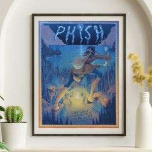 Phish - Lake Tahoe Outdoor Arena Stateline NV August 9 2011 - Live Concert Poster Wall Art Print - 172137