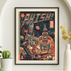 Phish - Merriweather Post Pavilion Columbia MD June 22 2019 - Live Concert Poster Wall Art Print - 172143