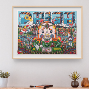 Phish - Mohegan Sun Arena Uncaseville CT July 23 2024 - Live Concert Poster Wall Art Print - 172144