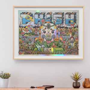 Phish - Mohegan Sun Arena Uncaseville CT July 23 2024 FOIL - Live Concert Poster Wall Art Print - 172145