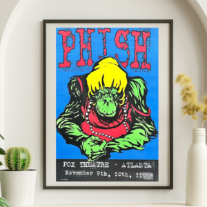 Phish - Fox Theater Atlanta GA November 9 1995 – Live Concert Poster Wall Art Print - 172156