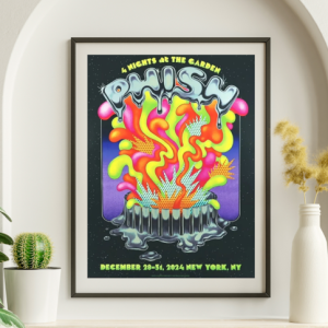 Phish - Madison Square Garden NY December 28 2024 - Live Concert Poster Wall Art Print - 172171
