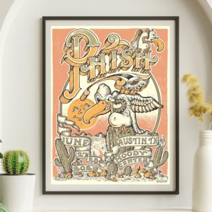 Phish - Moody Center Austin TX June 27 2025 - Live Concert Poster Wall Art Print - 172177
