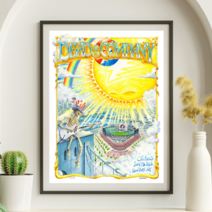 Dead and Company - Citi Field New York NY July 15 2022 - Live Concert Poster Wall Art Print - 131173
