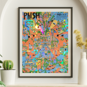 Phish - Folsom Field Boulder CO July 3 2025 FOIL 2 - Live Concert Poster Wall Art Print - 172178