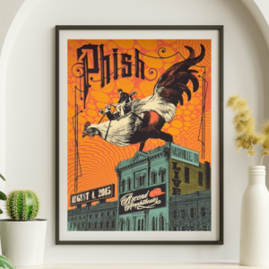 Phish - Ascend Amphitheater Nashville TN August 4 2015 - Live Concert Poster Wall Art Print - 172181