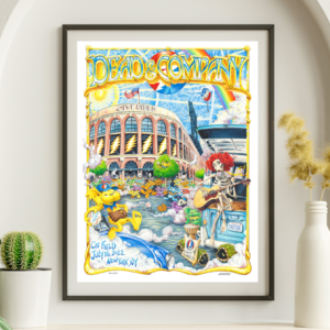 Dead and Company - Citi Field New York NY July 16 2022 - Live Concert Poster Wall Art Print - 131174