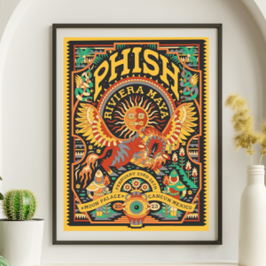 Phish - Moon Palace Riviera Maya Cancun Mexico February 23 2023 - Live Concert Poster Wall Art Print - 172190